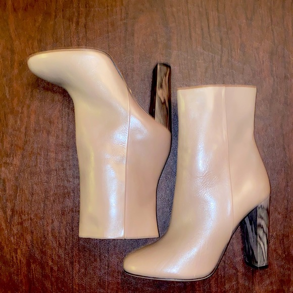 Hugo Boss Taupe Leather Boots - Picture 7 of 8